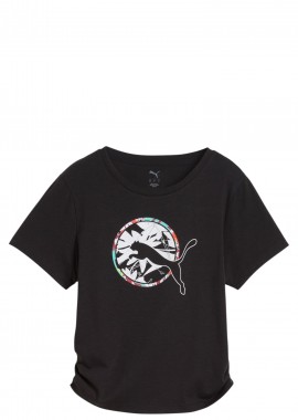 Μπλούζα Κοντομάνικη Puma Tropical Aop Fashion Tee 526868-01 Γυναικείο