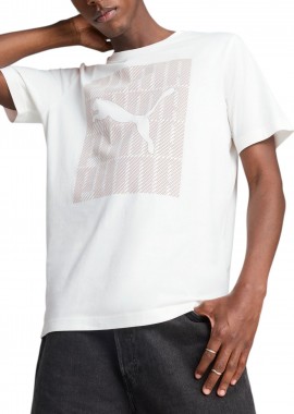 Μπλούζα Κοντομάνικη Puma Puma Wording Tee 684825-02 Ανδρικό