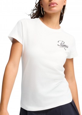 Μπλούζα Κοντομάνικη Puma ESS Script Tee 684982-02 Γυναικείο