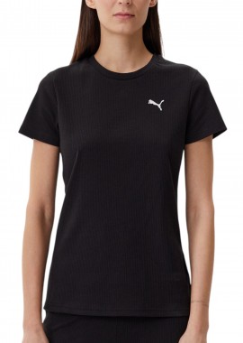 Μπλούζα Κοντομάνικη Puma ESS Elevated Rib Tee 685021-01 Γυναικείο