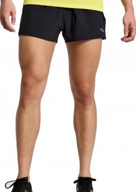 Σορτς Saucony Outpace 2.5 Split SAM800326-BK Ανδρικό