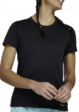 Μπλούζα Κοντομάνικη Saucony Fortify SAW800449-BK Γυναικείο