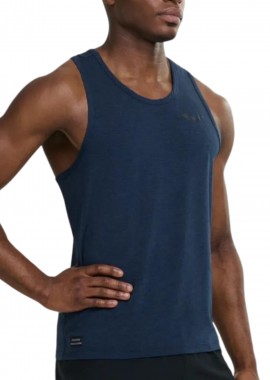 Μπλούζα Αμάνικη Saucony Stopwatch Singlet SAM800375-NVH Ανδρικό