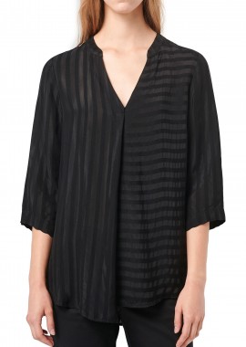 Τουνίκ Ale Ριγέ Ασύμμετρη 81122101-BLACK Γυναικείο