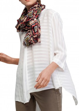 Τουνίκ Ale Ριγέ Ασύμμετρη 81122101-WHITE Γυναικείο