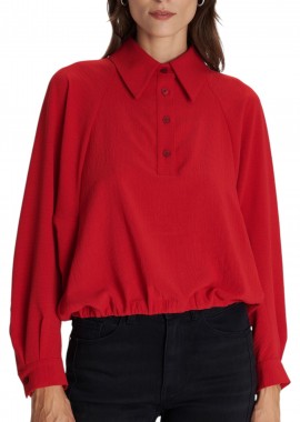 Τουνίκ Ale Με Κλασσικό Γιακά Και Κουμπιά 82276418-RED PEPPER Γυναικείο