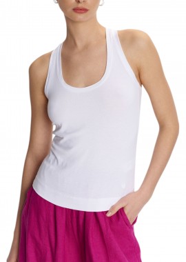 Μπλούζα Αμάνικη Ale Με Λογότυπο 82580238-WHITE Γυναικείο