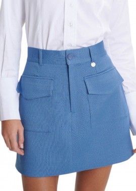 Φούστα Ale Μίνι Με Τσέπες 8920581-BLUE Γυναικείο