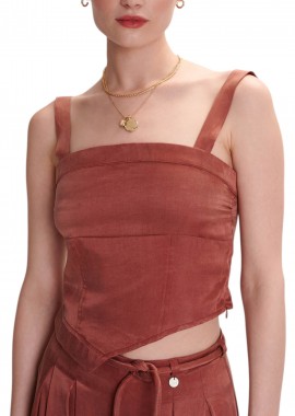 Top Ale Ασύμμετρο 8920738-COPPER Γυναικείο