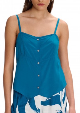 Top Ale Αμάνικο Με Κουμπιά 8921022-OTTANIO Γυναικείο