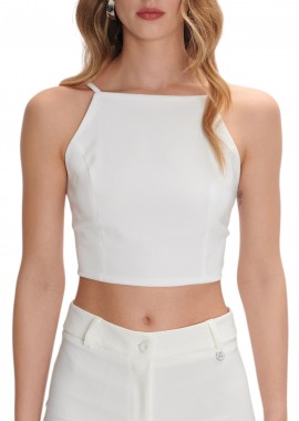 Top Ale Με Δέσιμο Στην Πλάτη 8921200-WHITE Γυναικείο