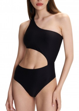 Μαγιό Ολόσωμο Ale Cut Out 8S22737-BLACK Γυναικείο