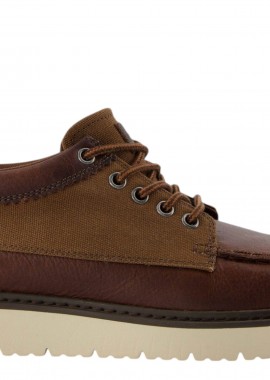 Μποτάκια TOMS Trlv Lite Forrest 10021387-OAK BROWN LEATHER-WAXED CANVAS Ανδρικό