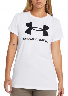 Μπλούζα Κοντομάνικη Under Armour Sportstyle Logo 1356305-111 Γυναικείο