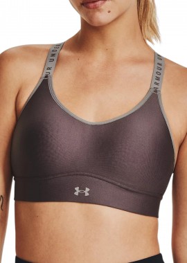 Μπουστάκι Under Armour Infinity Covered Mid 1363353-057 Γυναικείο
