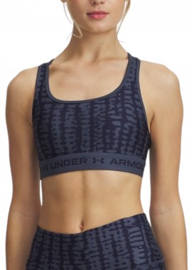 Μπουστάκι Under Armour Crossback Mid Print 1361042-044 Γυναικείο