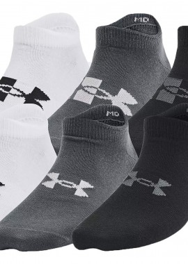 Κάλτσες Under Armour Yth Essential No Show 6pk 1370543-005 Unisex Παιδικό