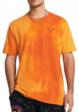 Μπλούζα Κοντομάνικη Under Armour Project Rock Sun Wash Graphic 1383297-810 Ανδρικό