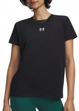 Μπλούζα Κοντομάνικη Under Armour Rival Core SS 1383648-001 Γυναικείο