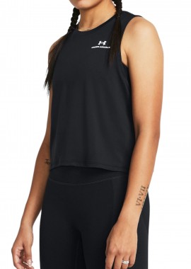 Μπλούζα Αμάνικη Under Armour Rush Energy Crop 1383654-001 Γυναικείο