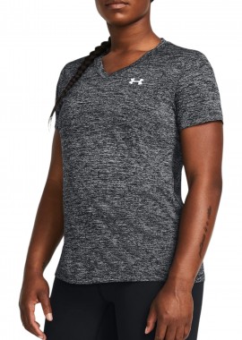 Μπλούζα Κοντομάνικη Under Armour Tech V-neck - Twist 1384227-001 Γυναικείο