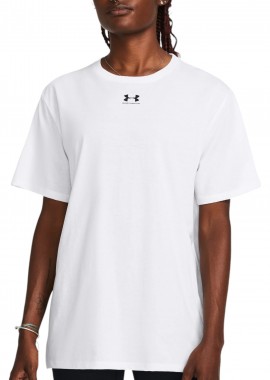 Μπλούζα Κοντομάνικη Under Armour Campus Oversize 1387193-100 Γυναικείο