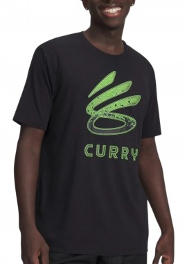 Μπλούζα Κοντομάνικη Under Armour Curry Logo Trend 1387111-001 Ανδρικό