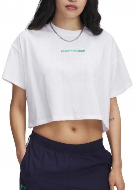 Μπλούζα Κοντομάνικη Under Armour Varsity MIX HW SS 1389156-101 Γυναικείο