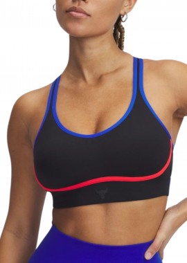 Μπουστάκι Under Armour Project Rock Mid 1389698-001 Γυναικείο