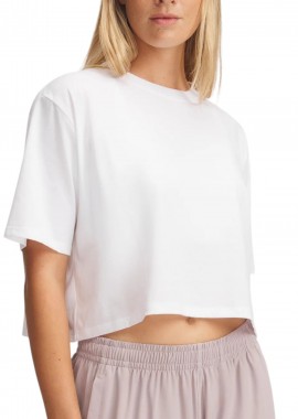 Μπλούζα Κοντομάνικη Under Armour UA Rival 1389721-100 Γυναικείο