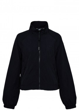 Μπουφάν DKNY Crop Με Φερμουάρ Στις Τσέπες DP4J9384-BLK-BLACK Γυναικείο