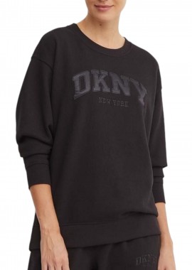 Μπλούζα Μακρυμάνικη DKNY Logo DP4T9809-BLK-BLACK Γυναικείο