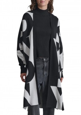 Ζακέτα DKNY Logo All Over P4MXAQ64-BLK Γυναικείο