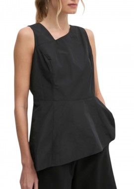 Μπλούζα Αμάνικη DKNY Ασύμμετρο P4JA1Z31-BLK Γυναικείο