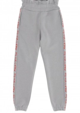 Παντελόνι Υφασμάτινο Monnalisa Jogging Vita Alta Tecnofe 498410PQ 8748-0031 Κορίτσι