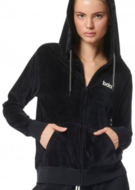 Ζακέτα Body Action Velour Hoodie 071319-01 Γυναικείο
