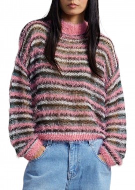 Πουλόβερ 24 Colours Ριγέ 41154-Striped Γυναικείο