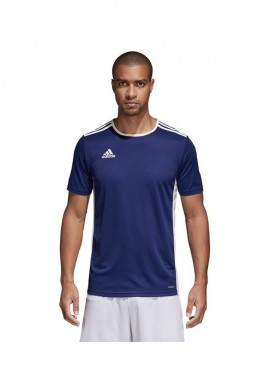 Adidas Entrada 18 Jersey Ανδρικό Αθλητικό T-shirt Κοντομάνικο Navy Μπλε CF1036