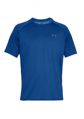 Under Armour Tech 2.0 Αθλητικό Ανδρικό T-shirt Μπλε Μονόχρωμο 1326413-400