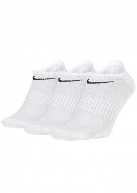 Nike Everyday Lightweight SX7678-100 Αθλητικές Κάλτσες Λευκές 3 Ζεύγη