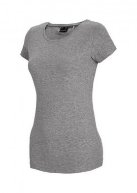 4F Γυναικείο Αθλητικό T-shirt Γκρι NOSH4-TSD001-27M