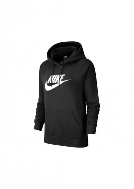 Nike Essentials Γυναικείο Φούτερ με Κουκούλα Μαύρο BV4126-010