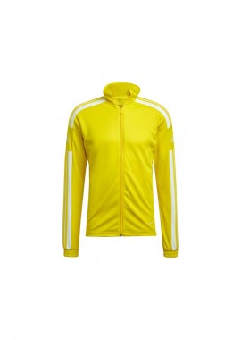 Adidas Squadra 21 Training Ανδρική Φούτερ Ζακέτα με Τσέπες Κίτρινη GP6465