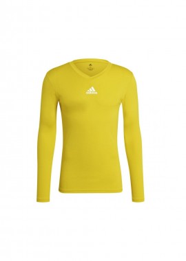Adidas Team Base Ανδρική Μπλούζα Μακρυμάνικη Κίτρινη GN7506