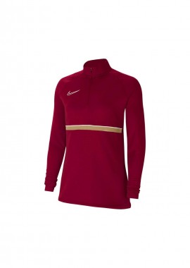Nike Football Academy Χειμερινή Γυναικεία Μπλούζα Μακρυμάνικη με Φερμουάρ Μπορντό CV2653-677