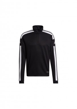 Adidas Squadra 21 Ανδρική Μπλούζα με Φερμουάρ Μακρυμάνικη Μαύρη GK9562