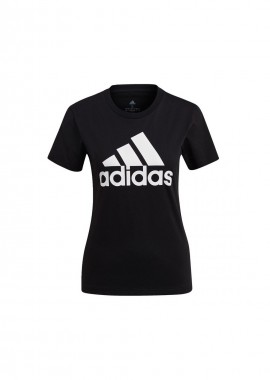 Adidas Loungewear Essentials Logo Γυναικείο Αθλητικό T-shirt Μαύρο GL0722