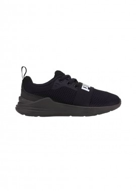 Puma Αθλητικά Παιδικά Παπούτσια Running Wired PS Μαύρα 374216-01