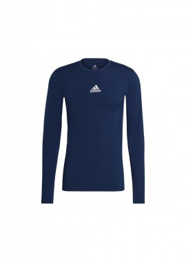 Adidas GU7338 Ανδρική Ισοθερμική Μακρυμάνικη Μπλούζα Compression Μπλε