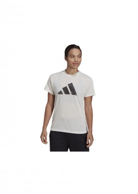 Adidas Future Icons Winners 3.0 Γυναικείο Αθλητικό T-shirt White Melange HE1701